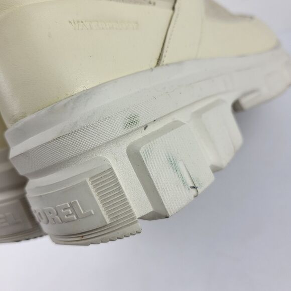 Sorel Joan of Arctic Next Boots Women's 8 Bleached Ceramic Sea Salt Fur Lined - Picture 8 of 16